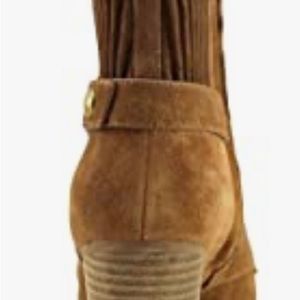 Michael Kors wedged boots, zipper side. NWOT